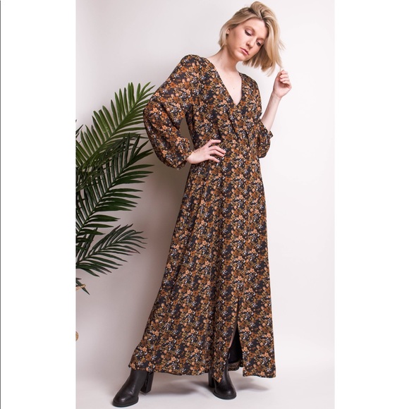 madewell nightflower maxi dress